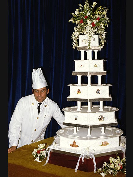 Prince Charles and Diana wedding cake
