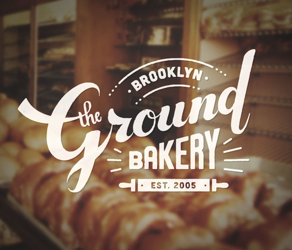 Home baking logo - Ground Bakery