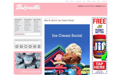 Bakerella - BakeCalc bakery websites to follow