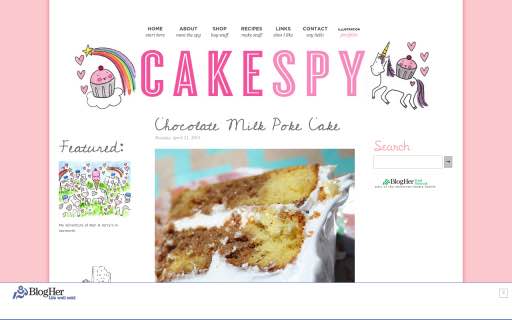 CakeSpy - BakeCalc bakery websites to follow