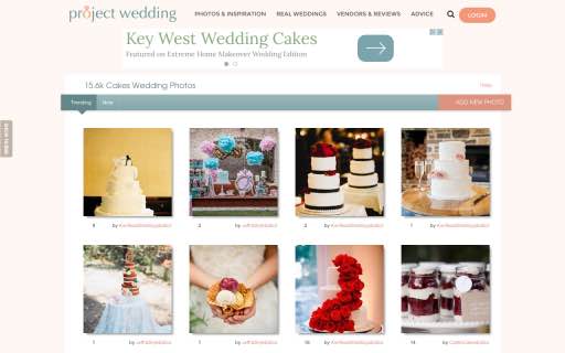 Project Wedding - BakeCalc bakery websites to follow