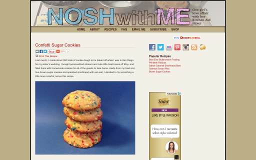 Nosh With Me - BakeCalc bakery websites to follow