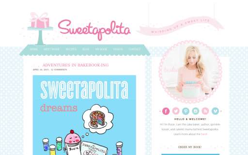 Sweetapolita - BakeCalc bakery websites to follow